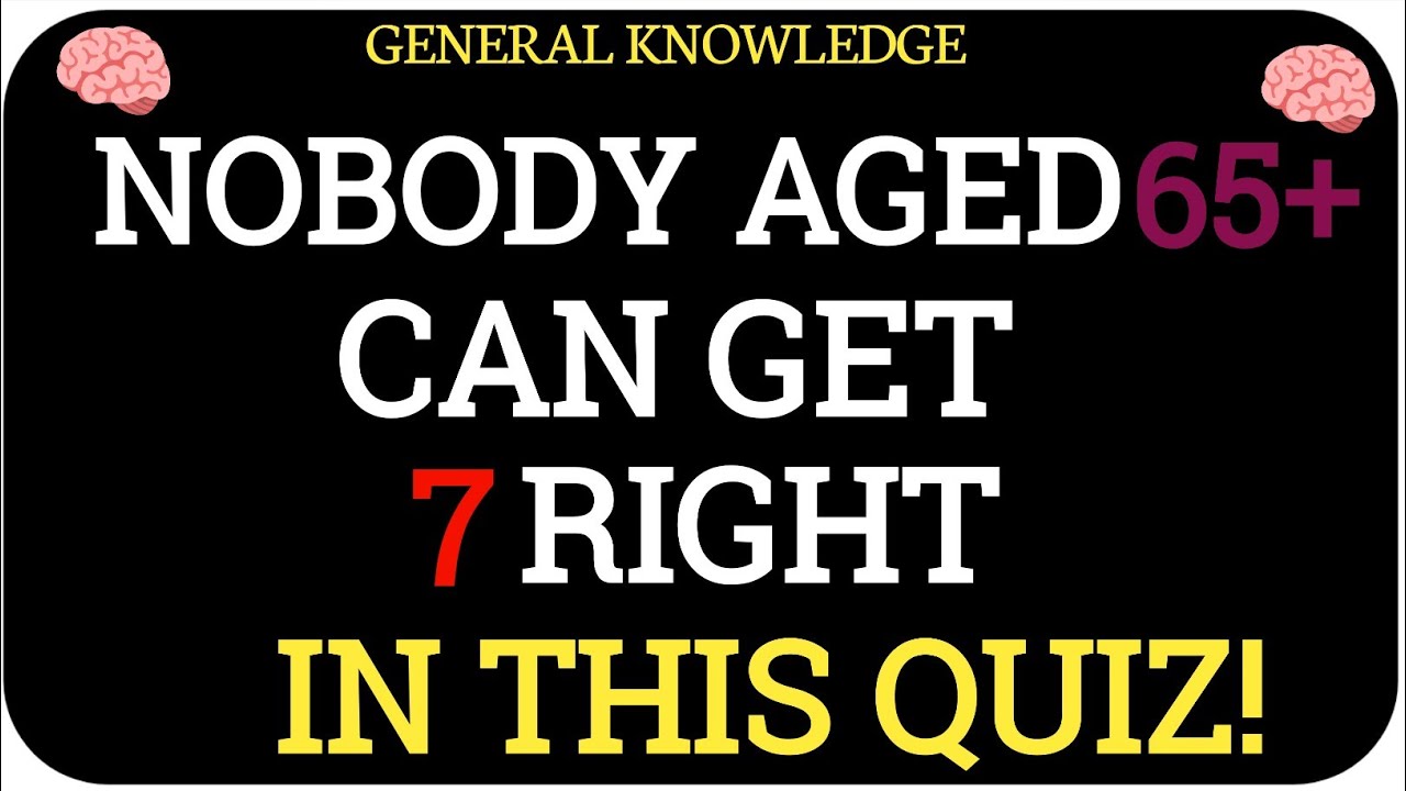 Most People Fail This General Knowledge Test! 😲 Can You Win?