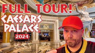 Come Walk Through the Iconic Caesars Palace Las Vegas!  Complete Walking Tour 2024!  #caesars #vegas