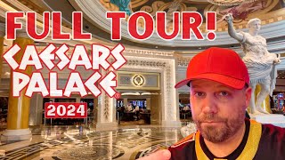 Come Walk Through the Iconic Caesars Palace Las Vegas! Complete Walking Tour 2024! #caesars #vegas