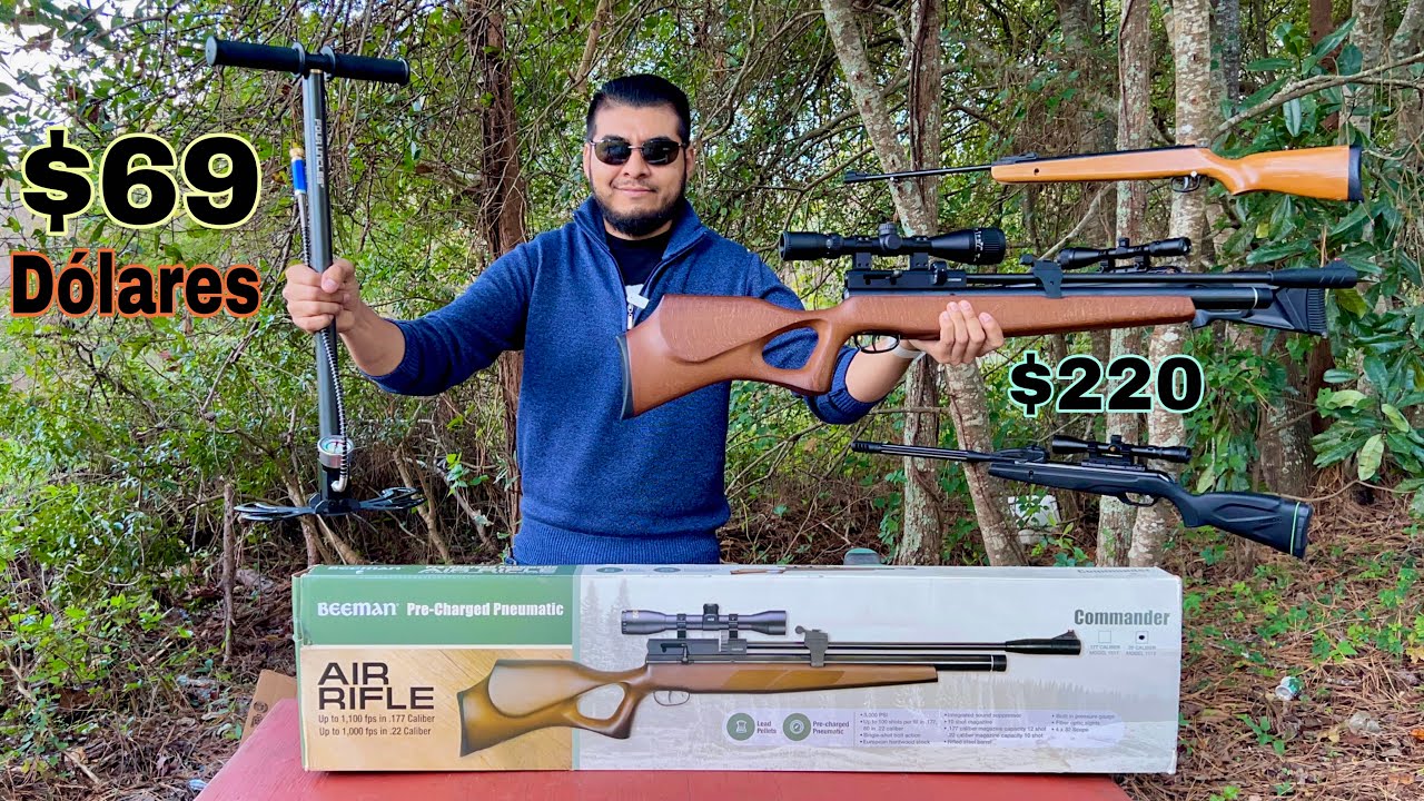 Beeman Commander .22 + ручной насос высокого давления PCP Four Uncles 4500 фунтов на кв. дюйм