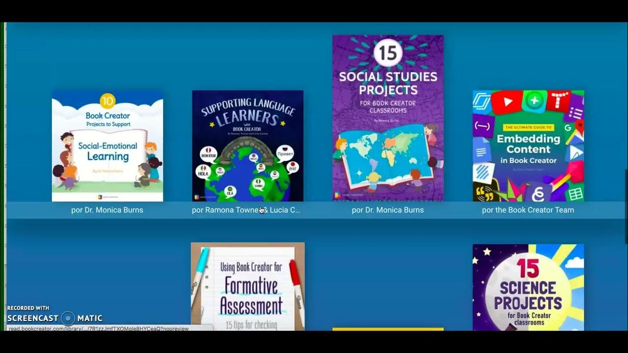 Bookcreator 1 Generalidades - YouTube