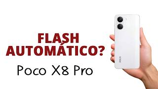 Como ATIVAR o FLASH AUTOMÁTICO da CÂMERA, Poco X8 Pro!