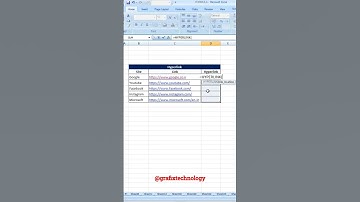 Create Hyperlinks in Excel #excel #msexcel #shorts #computer #education #tricks