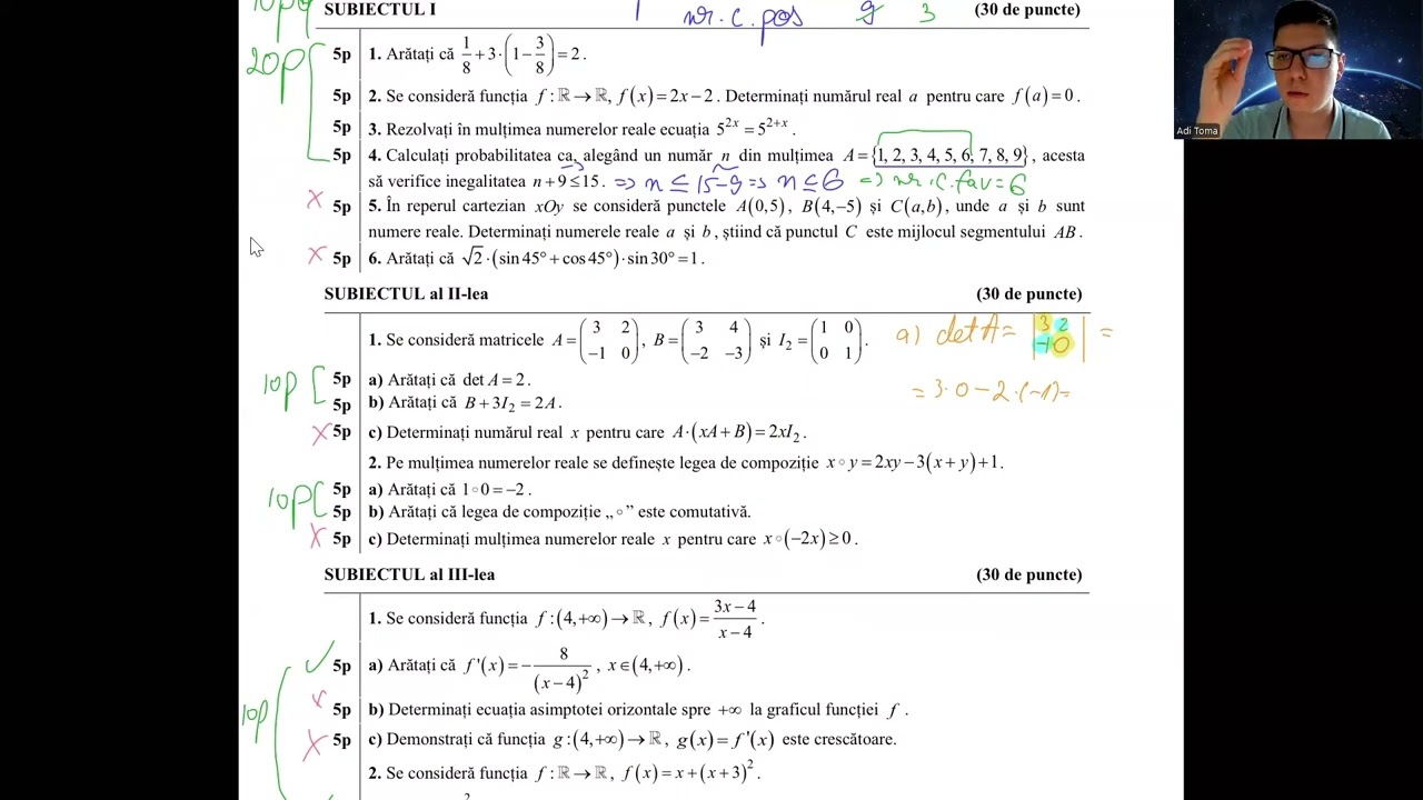 Strategia prin care ORICINE poate lua Bacul la Matematica