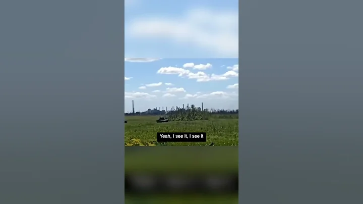 Moment Ukraine drone destroys Russian tank