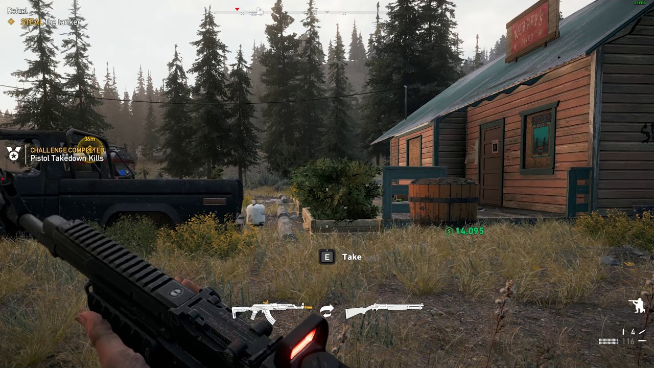 Far cry 5 pistolen takedown