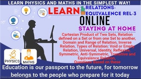 Relations- Equivalence Relation-3