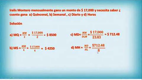 ¿Cómo calcular cuánto se gana al día?