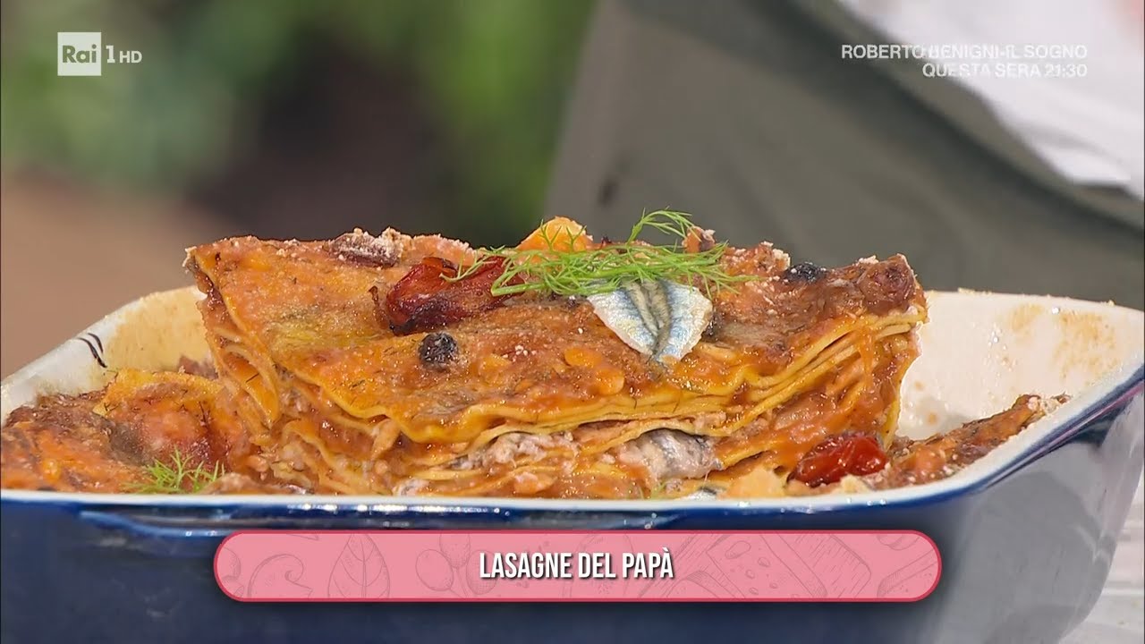 Lasagne con le sarde - È sempre mezzogiorno 19/03/2025
