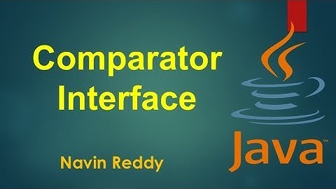 Comparator Interface in Java Collection Framework