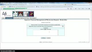Request for Access - HFM TMO