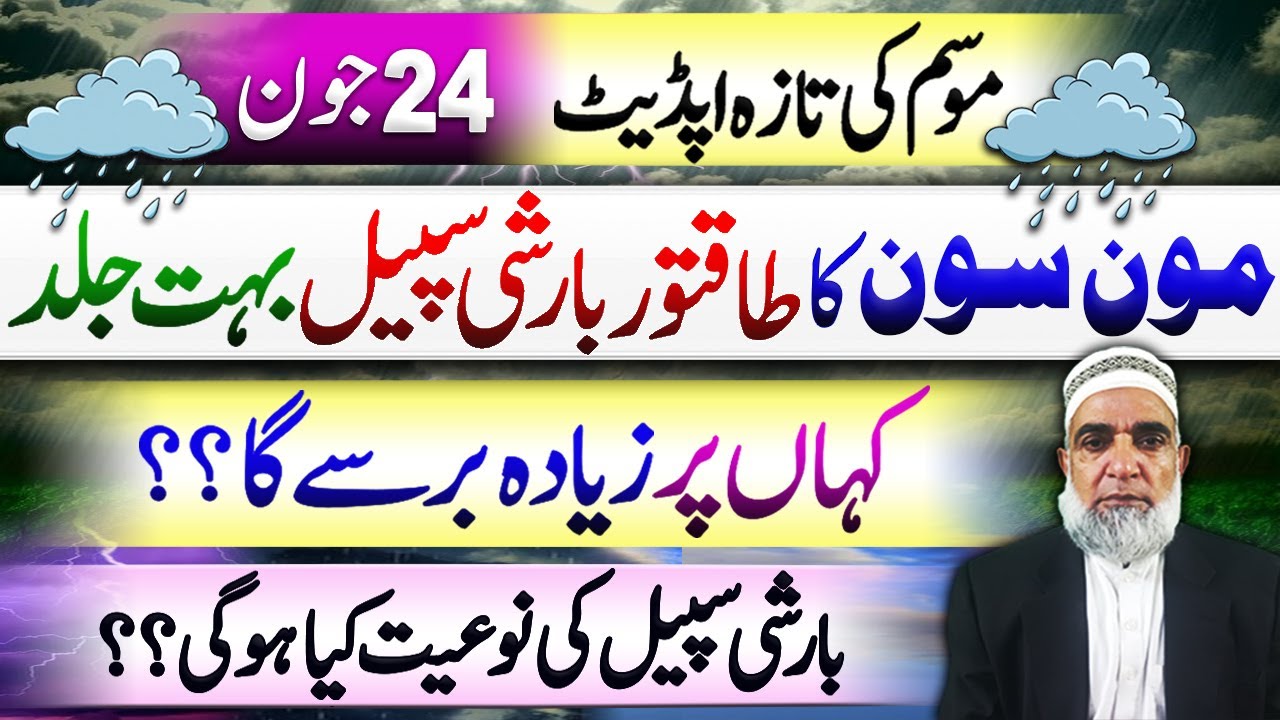 Rain Forecast during next few days in Pakistan || Crop Reformer - YouTube