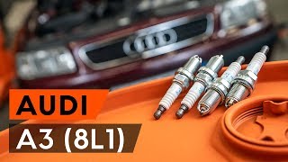 Kā nomainīt aizdedzes sveces AUDI A3 1 (8L1) [PAMĀCĪBA AUTODOC]