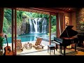 ☕ Kyushu Inspired Jazz Music Coffee Lounge | 3+ Hours of Calm Relaxing Music  九州の滝 Vol.123