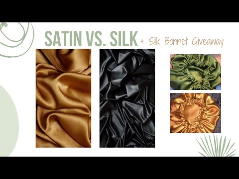 What Is The Difference Between Satin and Silk? | Satin vs. Silk | Rachel Silk (giveaway closed)