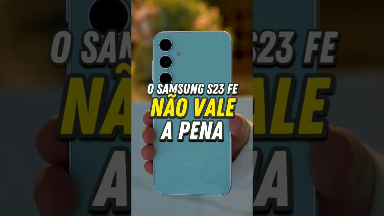 O SAMSUNG S23 FE VALE a PENA? #shorts https://meli.la/2BHJ4qV