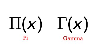 extending the factorial (the Gamma function & the Pi function)