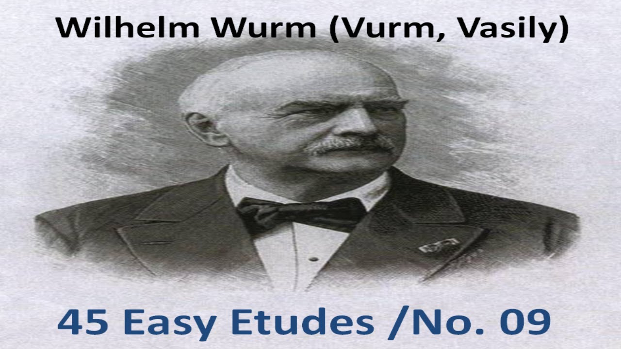 45 Easy Studies for Trumpet by Wurm, Wilhelm - 09 Moderato 