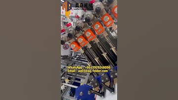 Aoqi paper folding machine with cross fold for folded leaflets