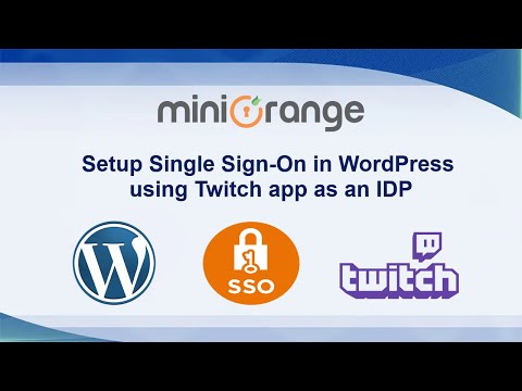 Twitch Single Sign-On (SSO) | Twitch SSO (Login) into WordPress with OAuth /OpenID Connect Plugin