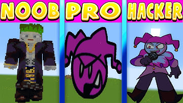 Minecraft Pixel Battle NOOB vs PRO vs HACKER FNF Jester