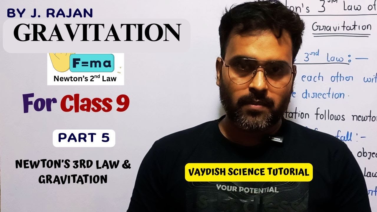 Gravation GRAVATION & Newton's 3rd LAW Class 9 (part 5) #newtonslawofmotion - YouTube