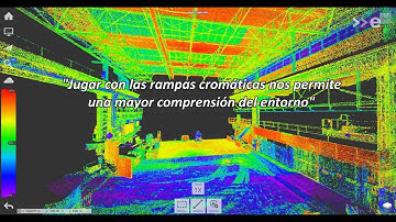 Nude de Puntos en Autodesk Recap - Intensity Color Ramp