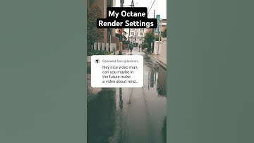 My Octane Blender Render Settings!? #octanerender #octaneblender #blender3d