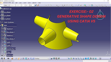 #EX:- 02 GENERATIVE SHAPE DESIGN USING CATIA