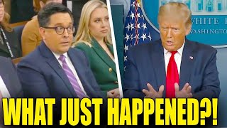 WATCH: Reporters SHOCKED as Trump Mentally COLLAPSES Mid-Presser!