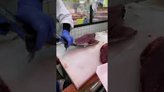 Cutting Fish Market And Tuna Cutting And Cleaning Fastest With Japanese Styles