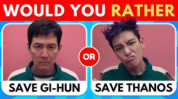 Would You Rather..? SQUID GAME 2 Edition 🦑🎮 Hardest Choices Ever 🤔
