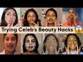 Trying bollywood celebrities beauty hacks  omg shocked