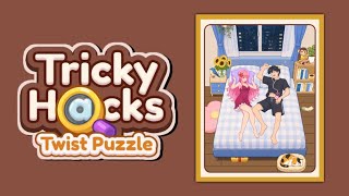 Tricky Hacks:Twist Puzzle Level 14|Mad Night Gameplay Solution