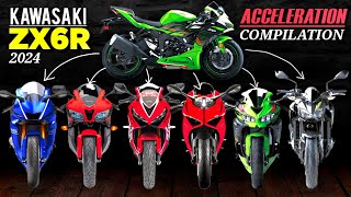 2024 Kawasaki ZX6R 🆚️ YZF R6 🆚️ CBR600RR 🆚️ CBR650R 🆚️ Panigale V2 🆚️ ZX4RR 🆚️ Z900 🔥