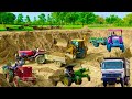 JCB 3dx Backhoe Loading Muram in Tata 2518 Ex Truck and Tata Tipper Truck Jcb #jcb #jcbvideo