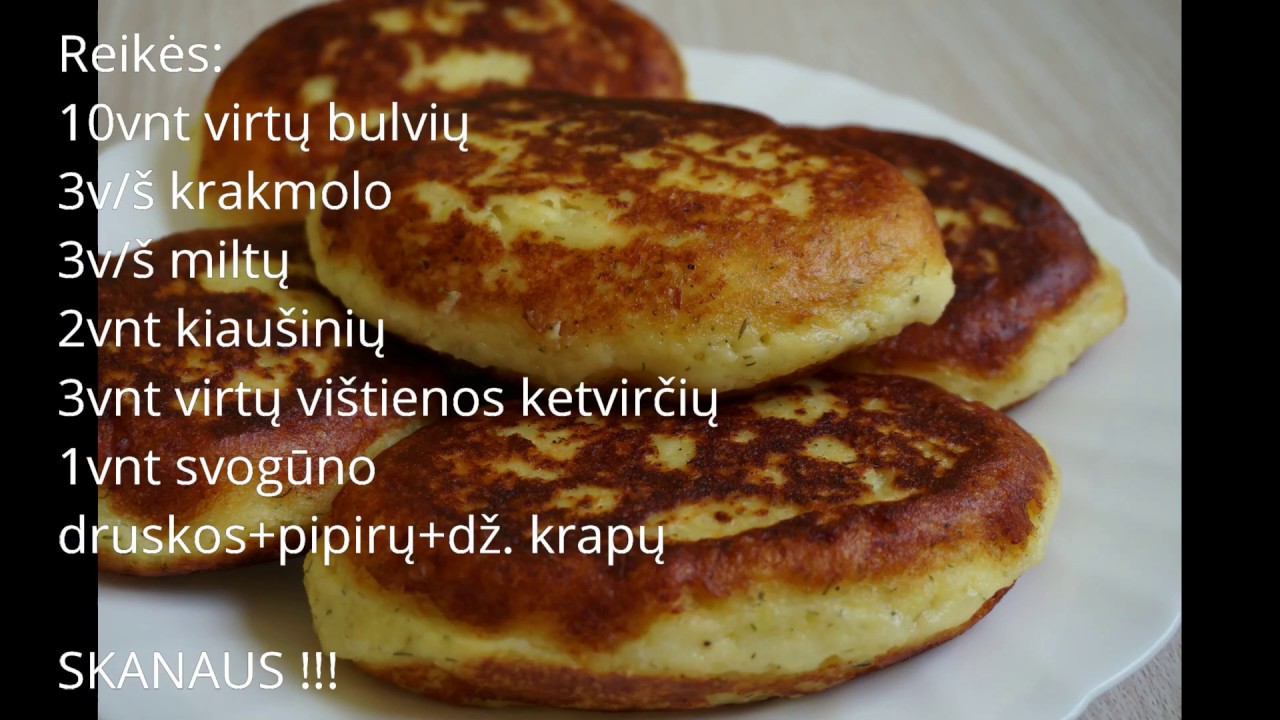 Žemaičių blynai / Kaip pagaminti žemaičių blynus / Skaniausi žemaičių blynai / Blynai su mėsa