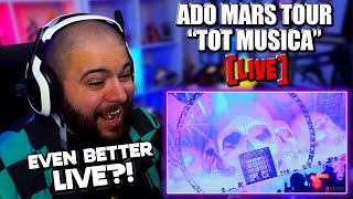 Pianist FIRST TIME REACTION - Ado Tot Musica LIVE Mars Tour