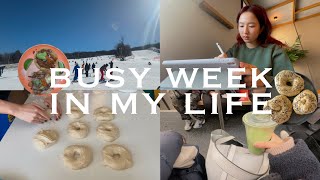 VLOG | busy week in my life, baking bagels, Columbia Law School Admitted Students Program