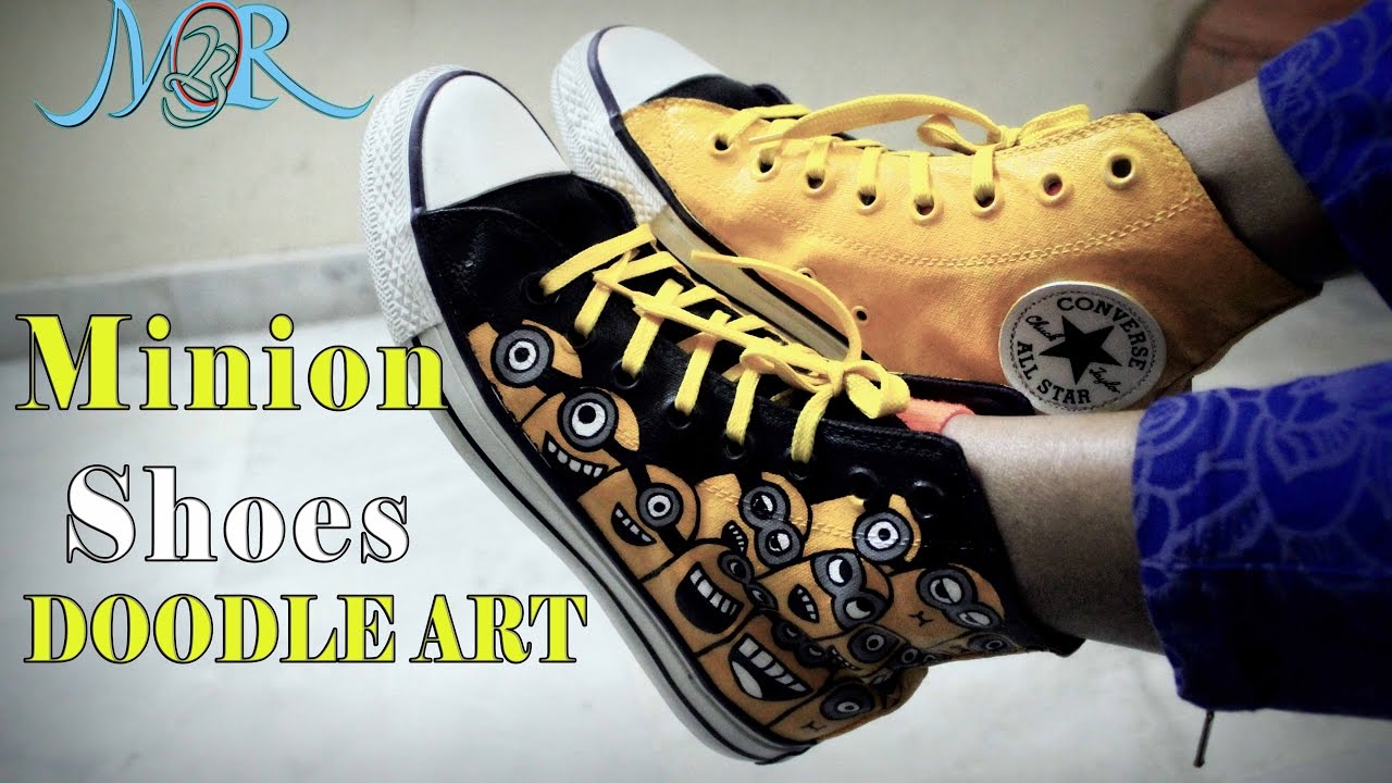 Minions Shoe Doodle Art For Anyone YouTube