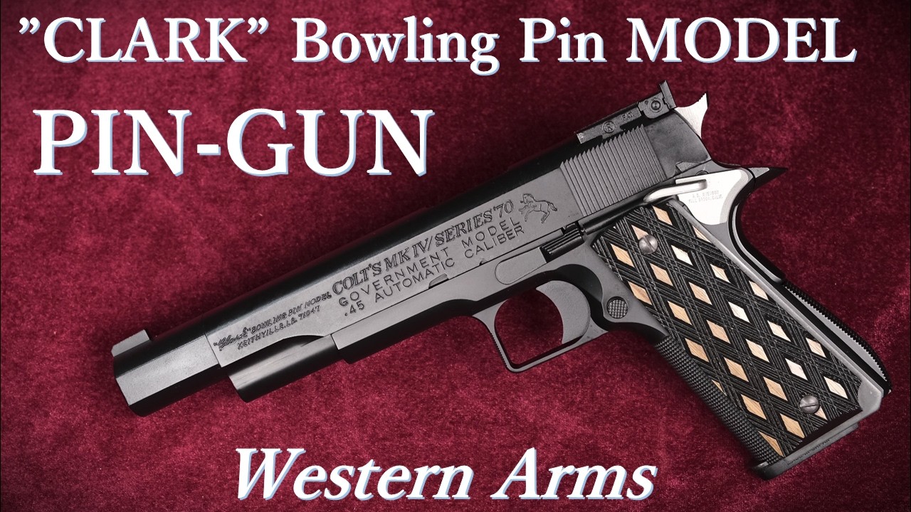 新品未使用 WA CLARK BOWLING PIN MODELフレームシルバー CLARK” Bowling Pin MODEL【PIN GUN】/ ウェスタンアームズ | The Sky