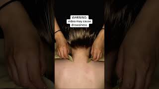 proceed with caution😴 #relax #asmrhair #massage #knoxville #scalpmassage