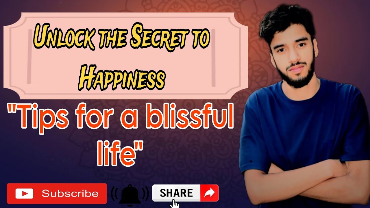 How to live a happy life| secret of happiness | By UzaiR | - YouTube