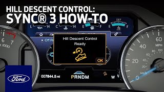 Hill Descent Control™ | Ford HowTo | Ford