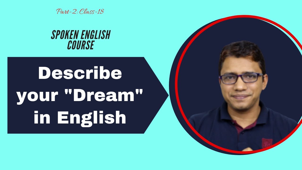 How to express future plan/dream in English | Spoken Class-18 ...