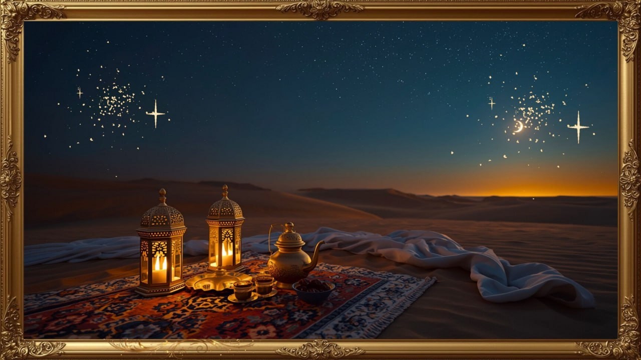 Ramadan TV Screensaver Art 🌙 خلفية رمضان كريم 2026 | Ramadan Mubarak 4K TV Background wallpaper