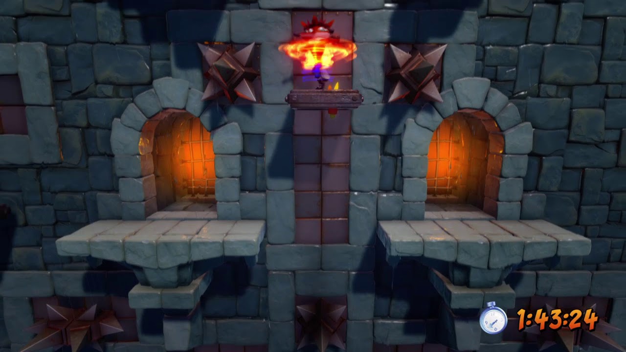 Crash Bandicoot Stormy Ascent Gold Relic