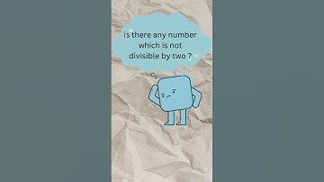 Any number not divisible by 2?#mathlanguage #mathisfun #jokes #geometry #math #maths #shorts #viral