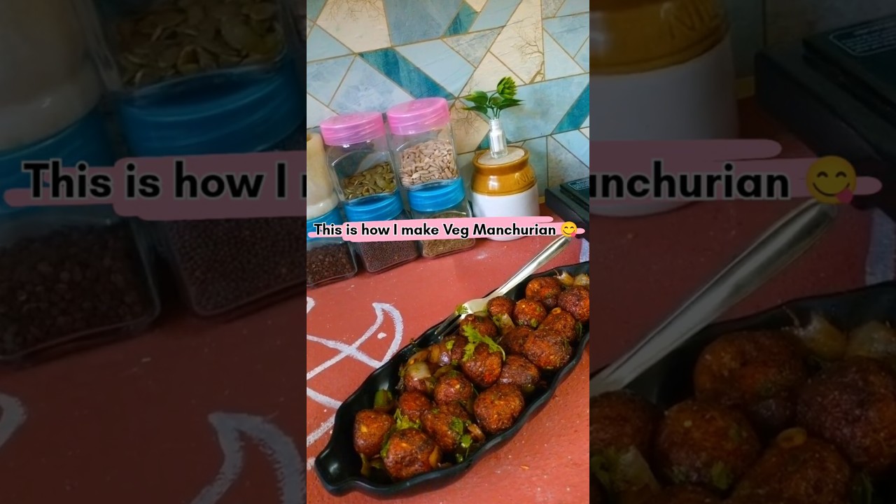 Veg Manchurian, no compromises 🤚🏻| Vika Cooks #vegmanchurian #manchurian #easyrecipe