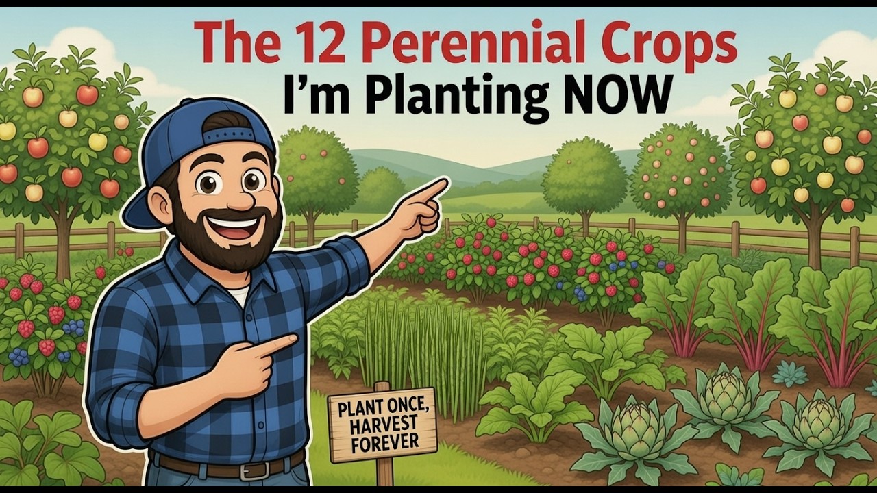 The 12 Perennial Crops I'm Planting NOW (Before Food Prices Double)